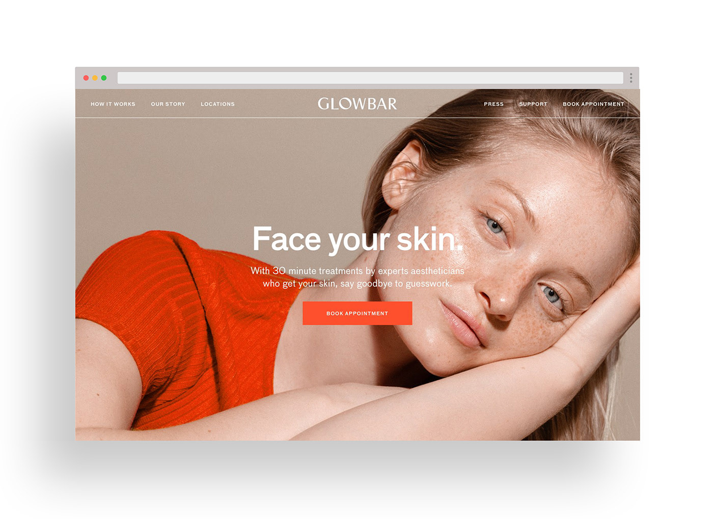 Glowbar護理店品牌形象設(shè)計