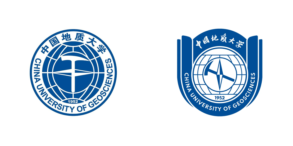 中國地質(zhì)大學(xué)（北京）新舊校徽對比
